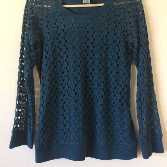 Crochet lace Sweatshirt - Picture 6 of 7